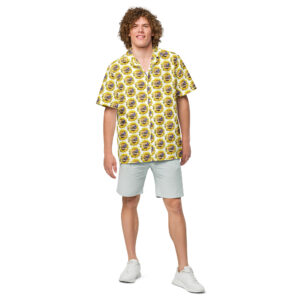 Joybyte – Button-Up Unisex T-Shirt – Sunflower