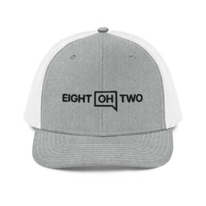 Eight Oh Two - Trucker Cap - Black Logo