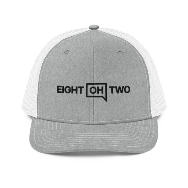 Eight Oh Two - Trucker Cap - Black Logo
