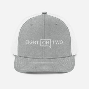 Eight Oh Two - Trucker Cap - White Logo