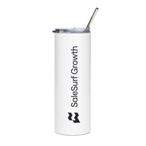 SaleSurf - Stainless Steel Tumbler - Black Logo