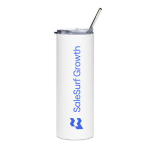 SaleSurf - Stainless Steel Tumbler - Blue Logo