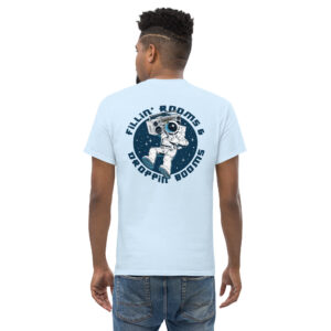 TravelBoom - Unisex Classic Tshirt - Astronaut Boombox