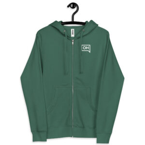 Eight Oh Two – Unisex Fleece Zip Up Hoodie