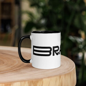 Brandon - Mug with Color Inside - Black