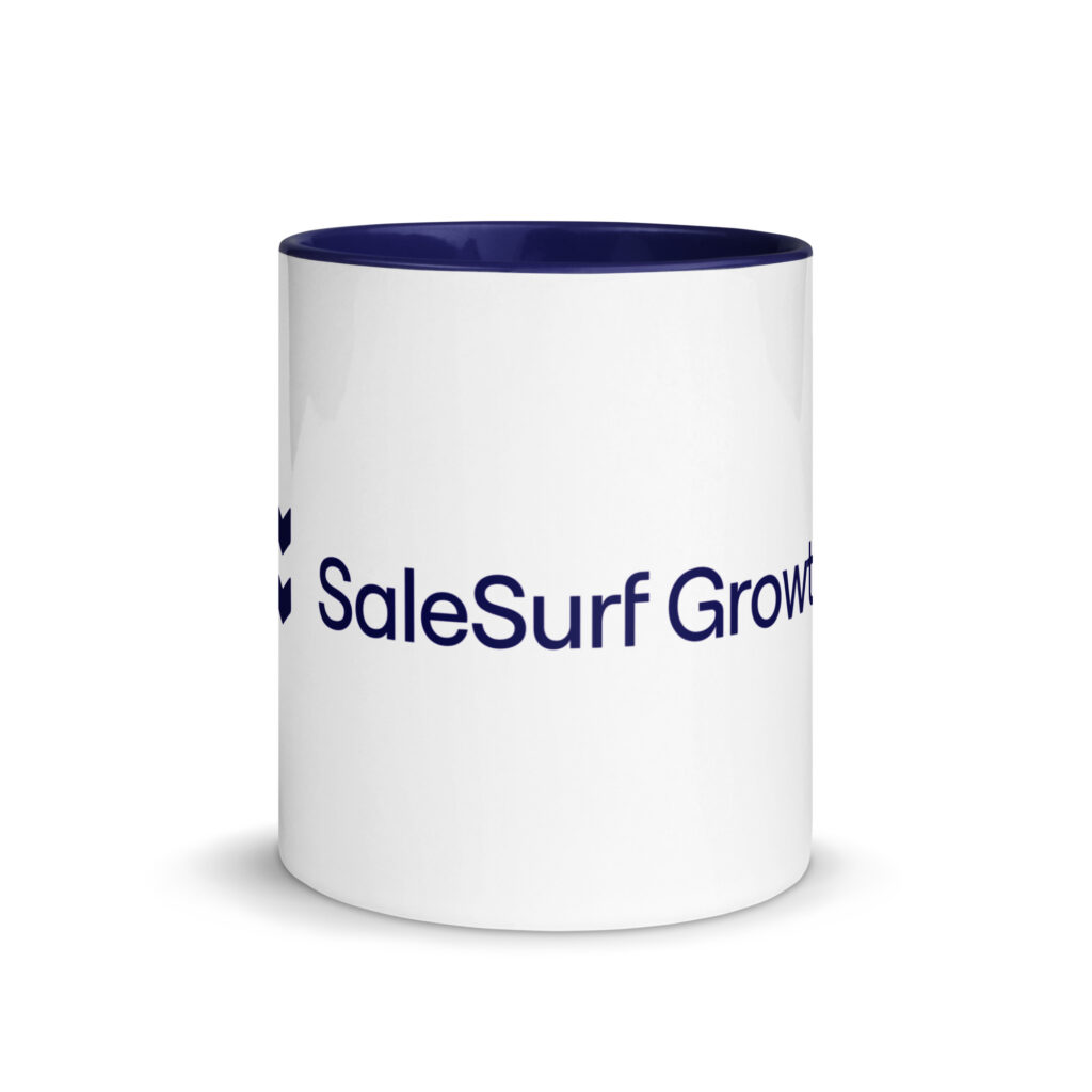 SaleSurf – Mug with Color Inside – Navy