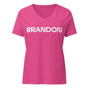 Brandon | Women’s relaxed v-neck t-shirt