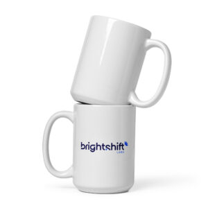 Brightshift – White glossy mug